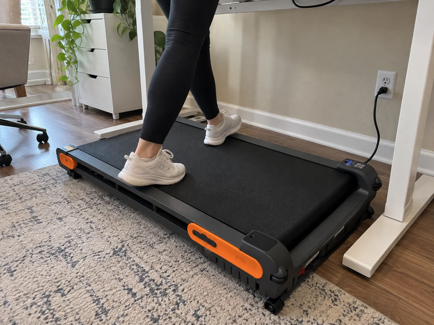 VITALWALK Apollo 11 Vibe-style walking pad shown during a walking session